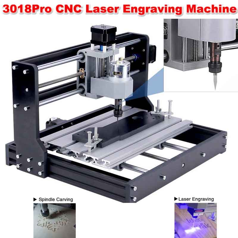 Woodworking Machine - CNC 3018Pro Ahşap İşleme Gravür Makinesi
