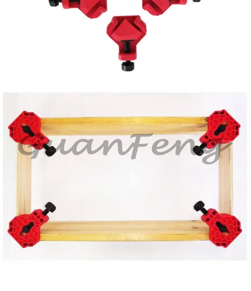 Woodworking Quick Clamps - 4'lü Paket 90 Derece Dik Açı