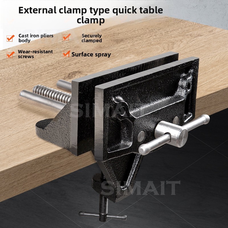 Woodworking Vise For Workbench - Hızlı Çıkartılabilir Ahşap İşleme Tezgah Mengenesi
