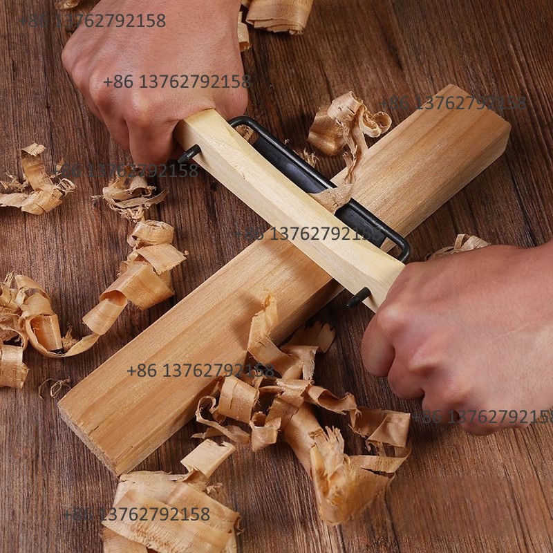 Woodworking Hand Tools - Eski Tip Masif Ahşap El Planyası