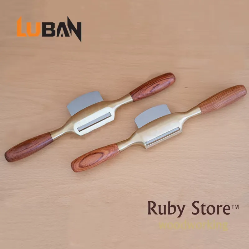 Spokeshave Flat - 2'li Set Qiangsheng Luban Spokeshaves Bronz