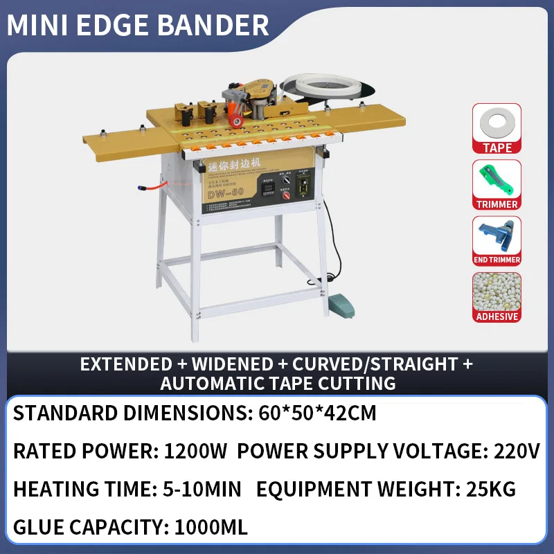 DW-60 Mini Kenar Bantlama Maki - Woodworking Edge incelemesi ve fiyatı