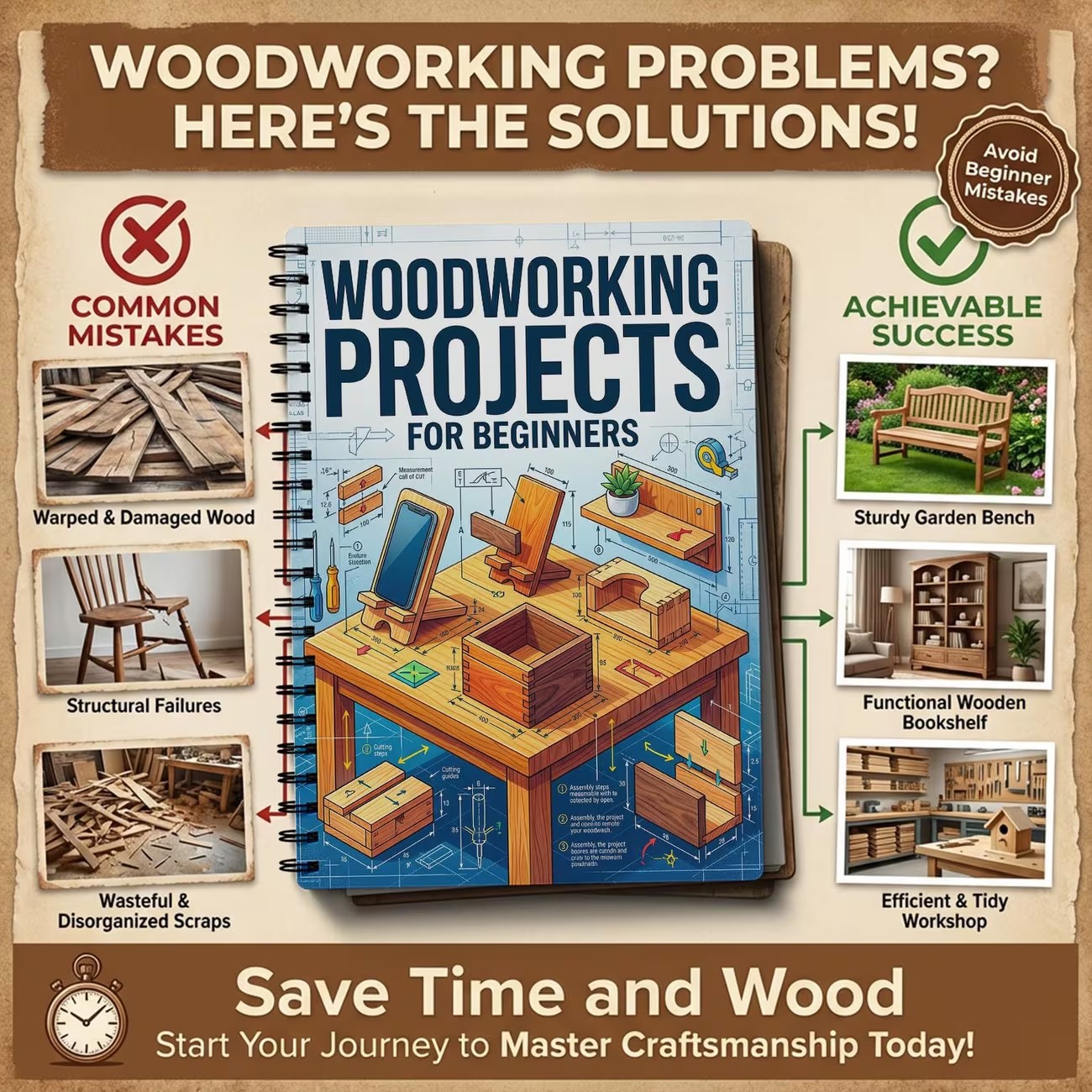 Yeni Başlayanlar İçin Kolay Ah - Woodworking Ideas For Adults incelemesi ve fiyatı