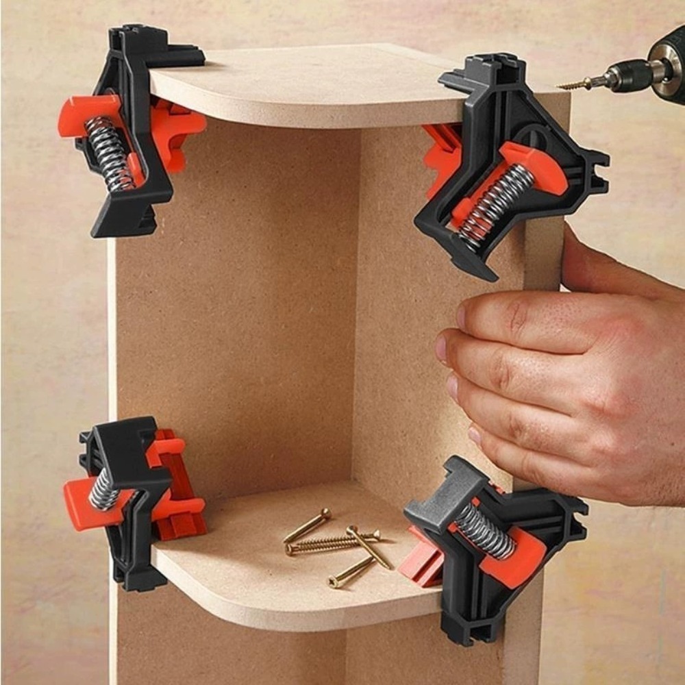 4 adet 90 °   Sağ Açılı Kelepç - Woodworking Hand Tools incelemesi ve fiyatı