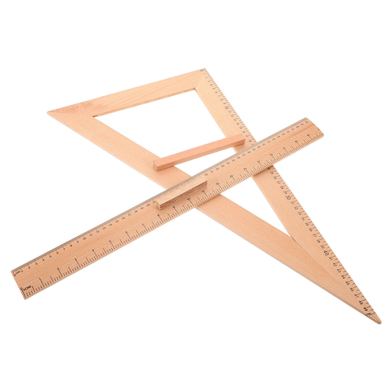 2 Adet Ahşap Üçgen Cetvel Öğre - Woodworking Teacher incelemesi ve fiyatı