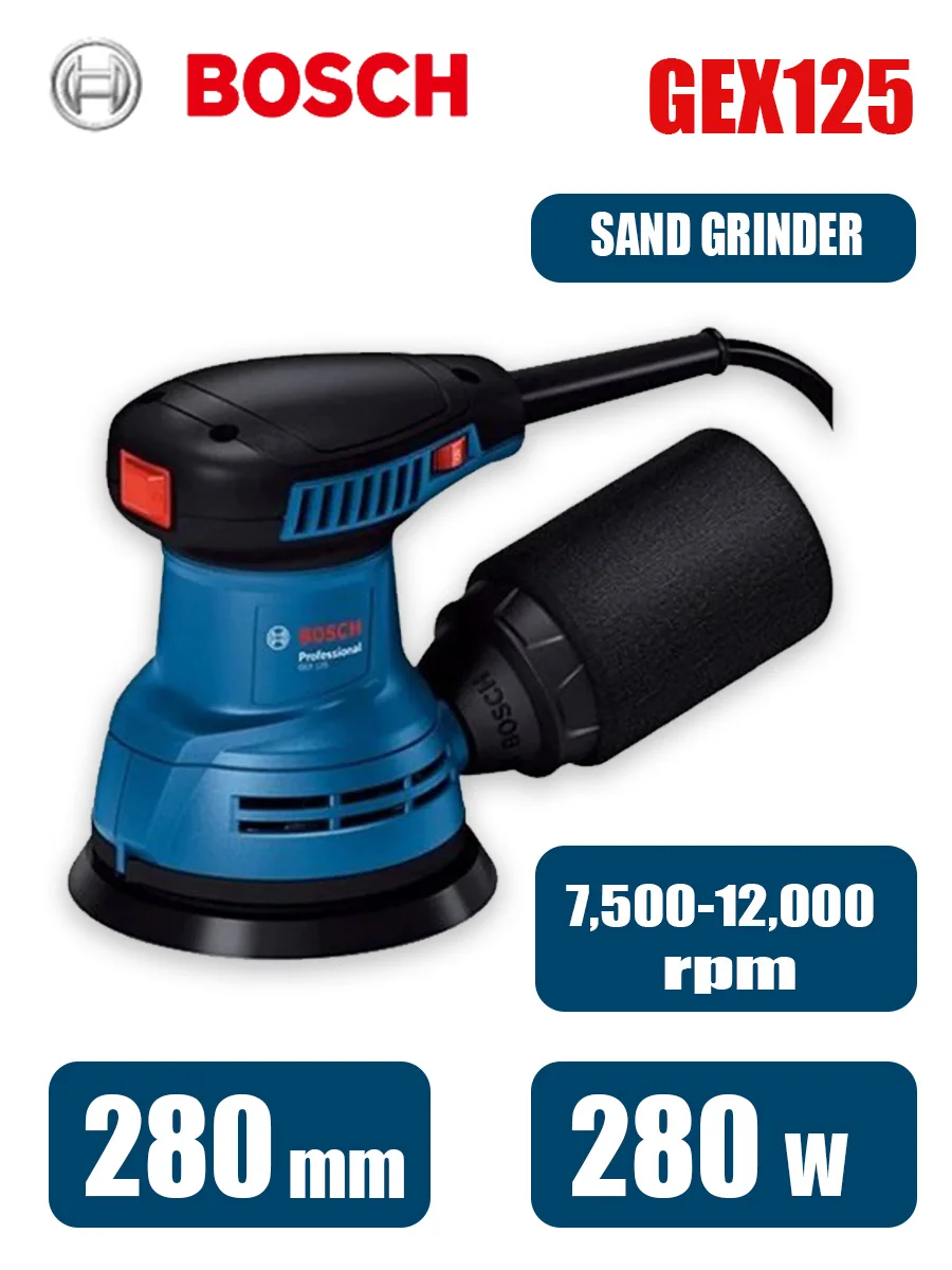 Bosch GEX125 280W Çok Fonksiyo - Woodworking Machine incelemesi ve fiyatı