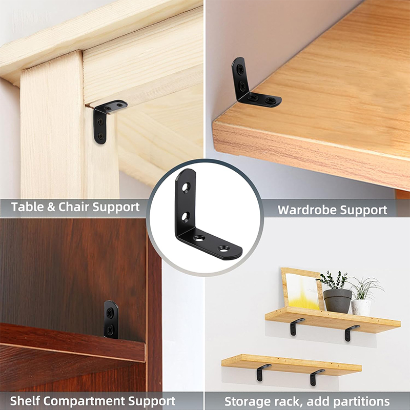 6-20 Adet Siyah Köşe Desteği L - Woodworking Joint Types incelemesi ve fiyatı