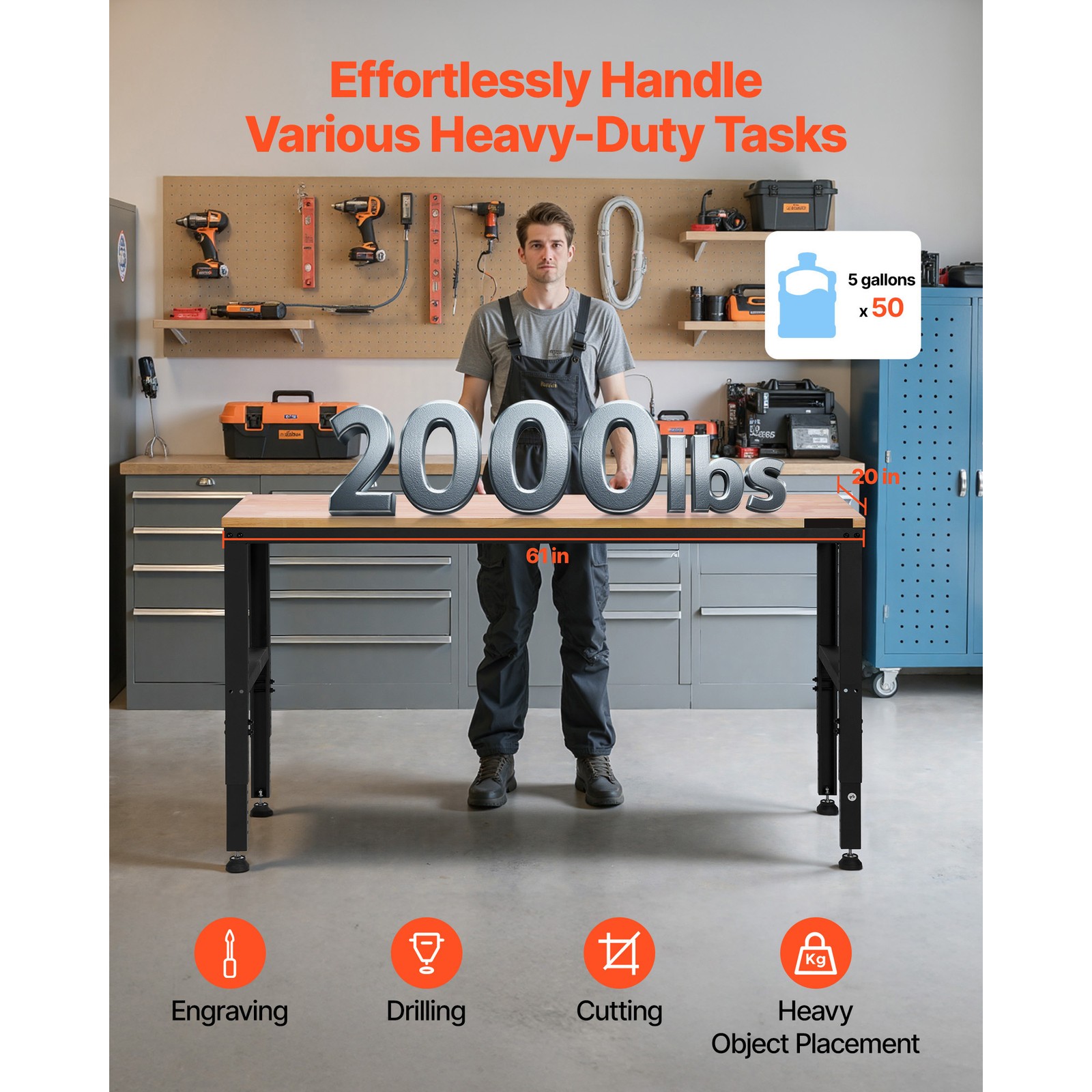 Ayarlanabilir Yükseklikli Çalı - Workbench Woodworking incelemesi ve fiyatı