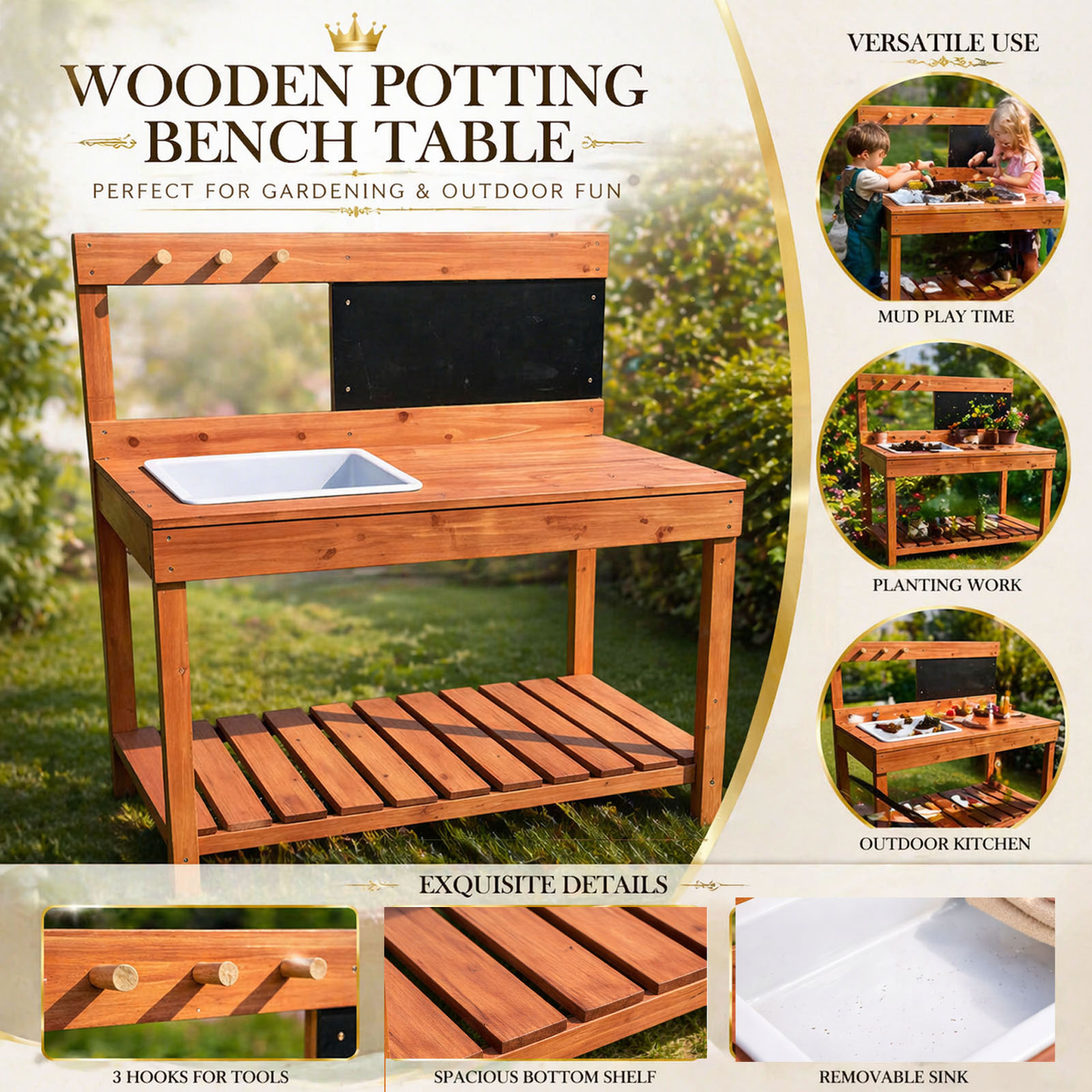 Ahşap Saksı Masaları Çocuklar  - Workbench Woodworking incelemesi ve fiyatı