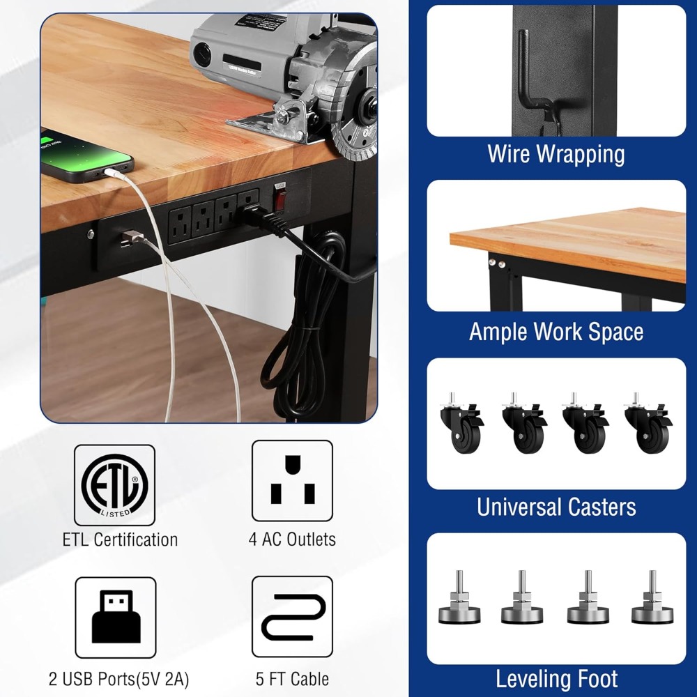 Garaj Tezgahı, 48X22 Ayarlanab - Workbench Woodworking incelemesi ve fiyatı