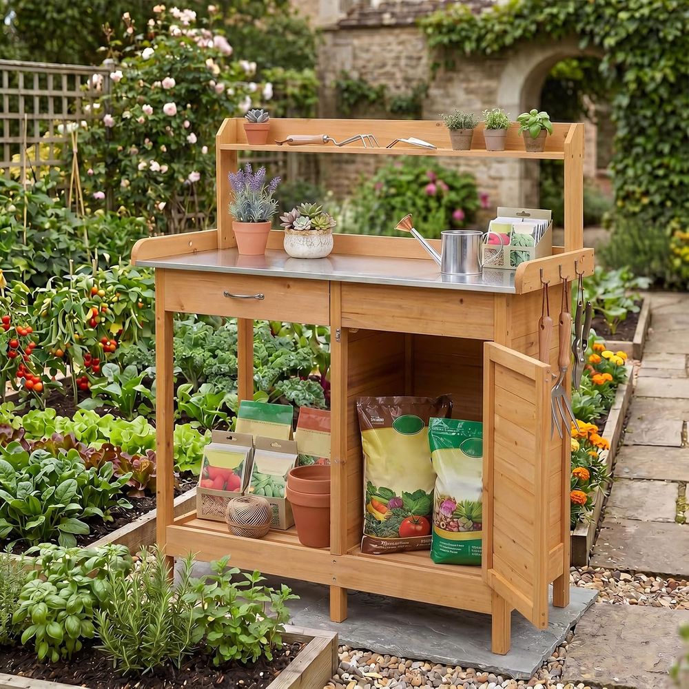 Açık Alan Saksı Tezgahı Masası - Workbench Woodworking incelemesi ve fiyatı