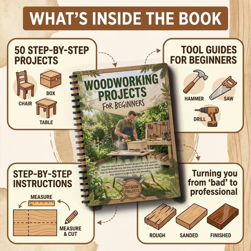 Başlangıç Seviyesi Ahşap İşlem - Woodworking Ideas For Adults incelemesi ve fiyatı