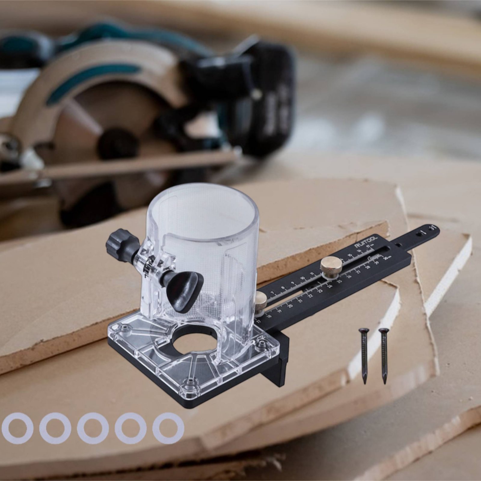 Yönlendirici Daire Kesme Apara - Woodworking Multi Tool incelemesi ve fiyatı